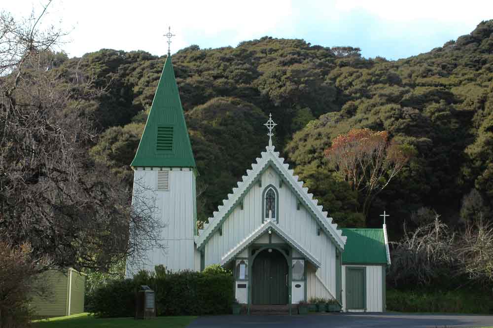 206 - Nueva Zelanda - Akaroa, iglesia de St. Patrick's